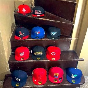 12 New Era Fitted Hats & SnapBacks